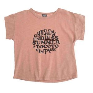 NWT! Tocoto Vintage Endless Summer Logo Short Sleeve T-Shirt  Size 2Y